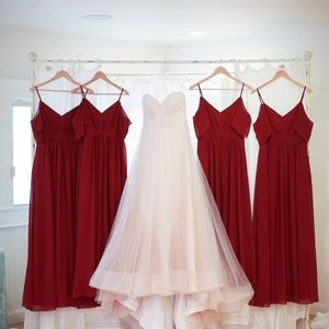 Formal Dress in Burgundy
